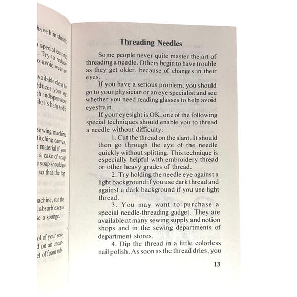 Vintage Sewing Booklet Pair 1976 & 1984 | Sewing with Scraps + Sewing Tricks - Picture 15 of 16